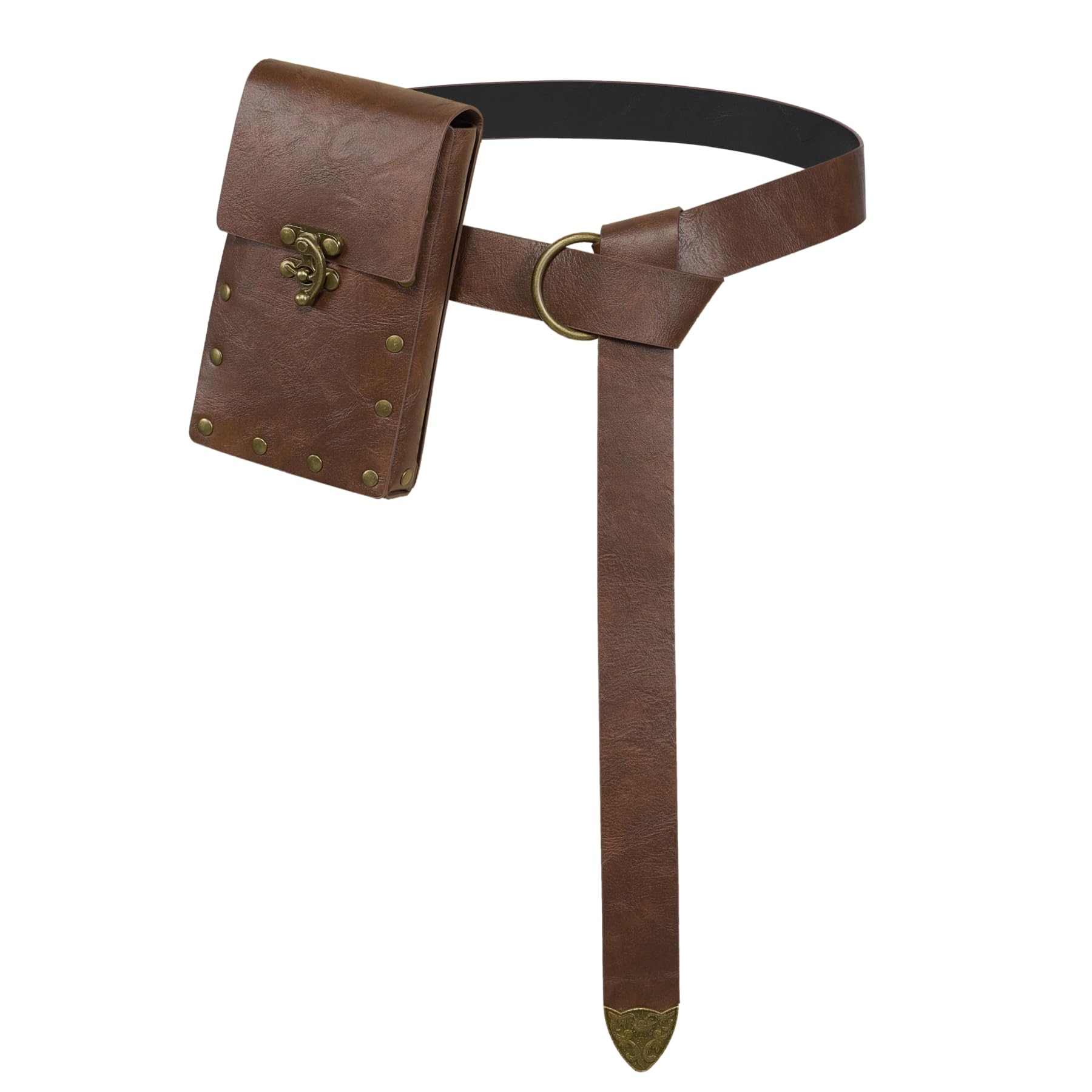 Cocktail Shaker Set - Bolsa de Cintura Medieval em Couro