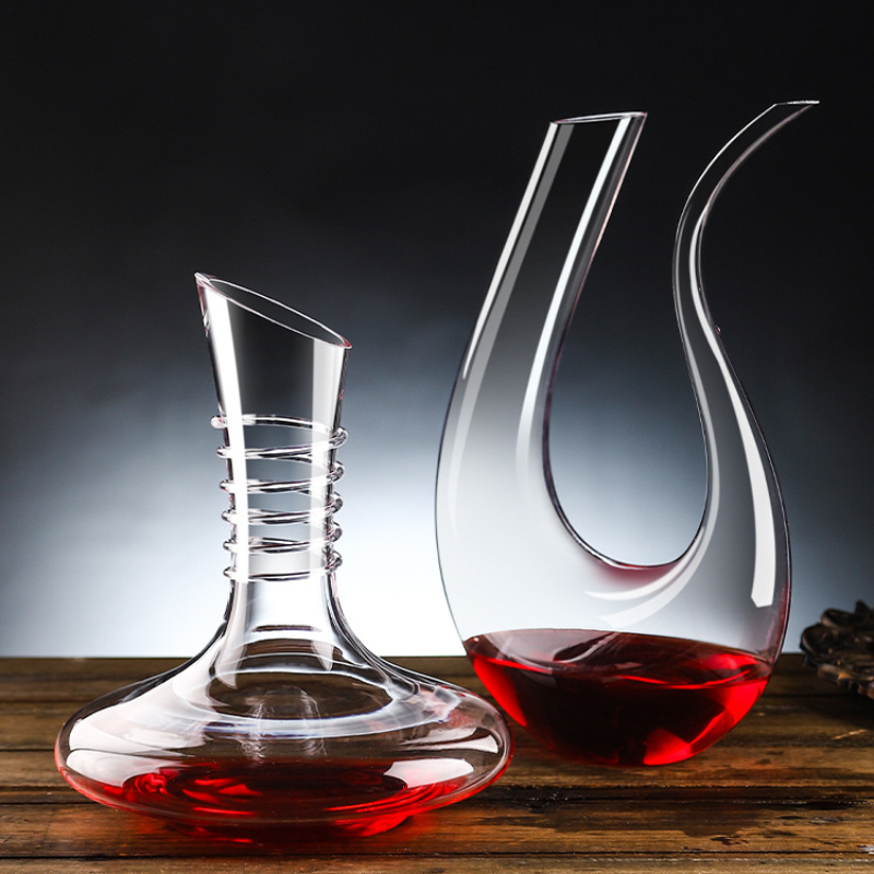 Wine Aerator Pour - Decantador de Vinho em Cristal Luxuoso,