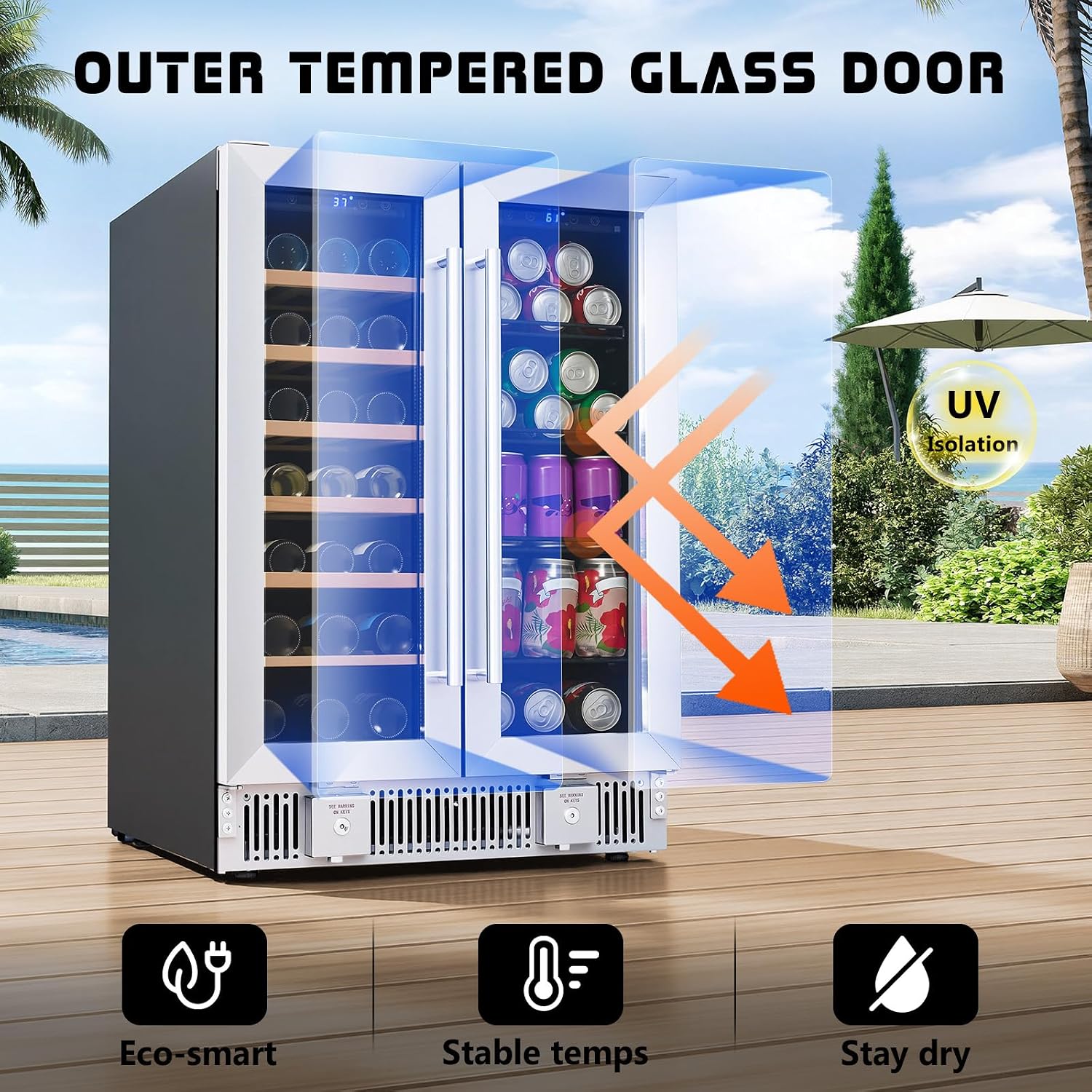 Refrigerador de Bebidas, Gelad - Wine Beer Dual Zone avaliação e preço