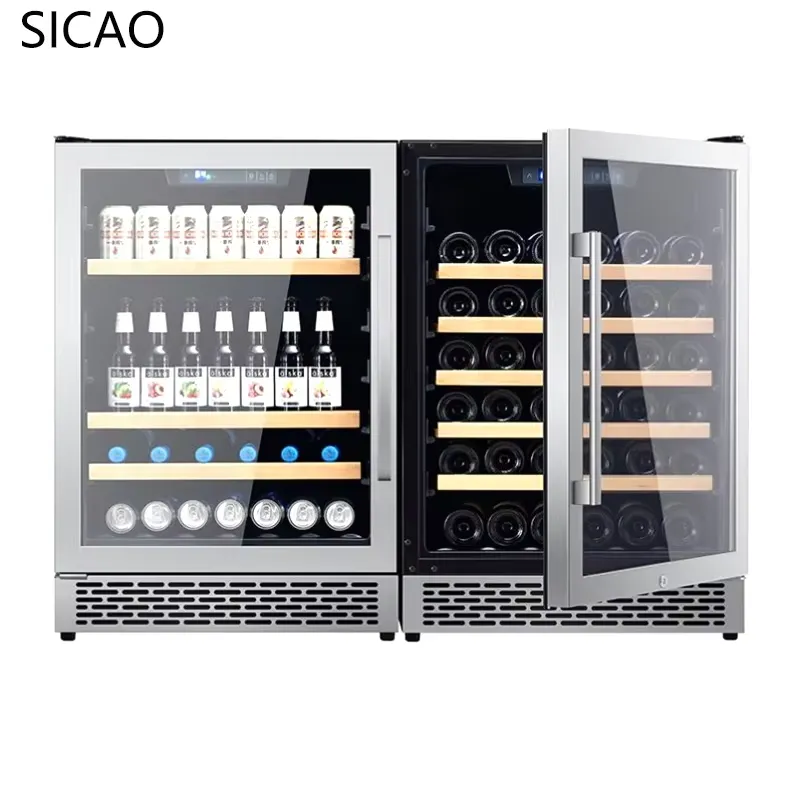 Refrigerador de bebidas embuti - Wine Beer Dual Zone avaliação e preço
